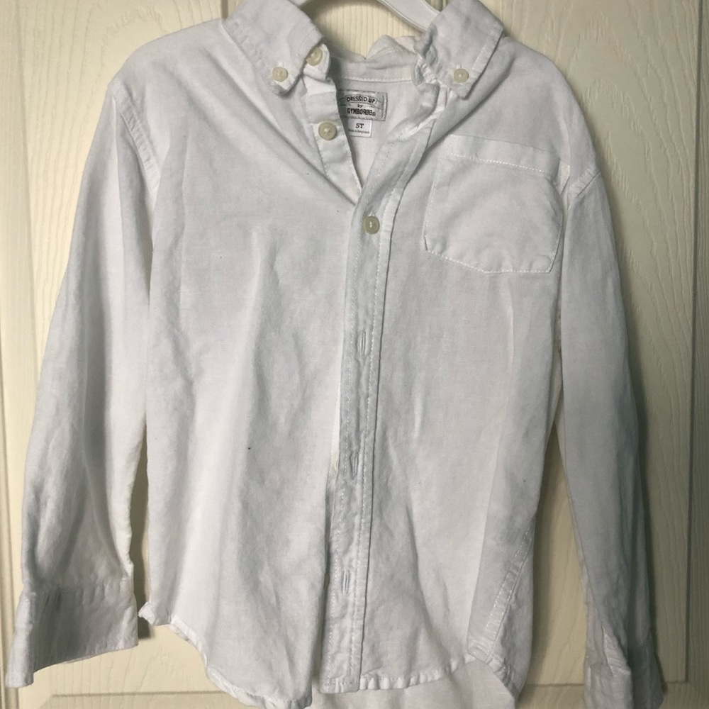 Boy white long sleeve
